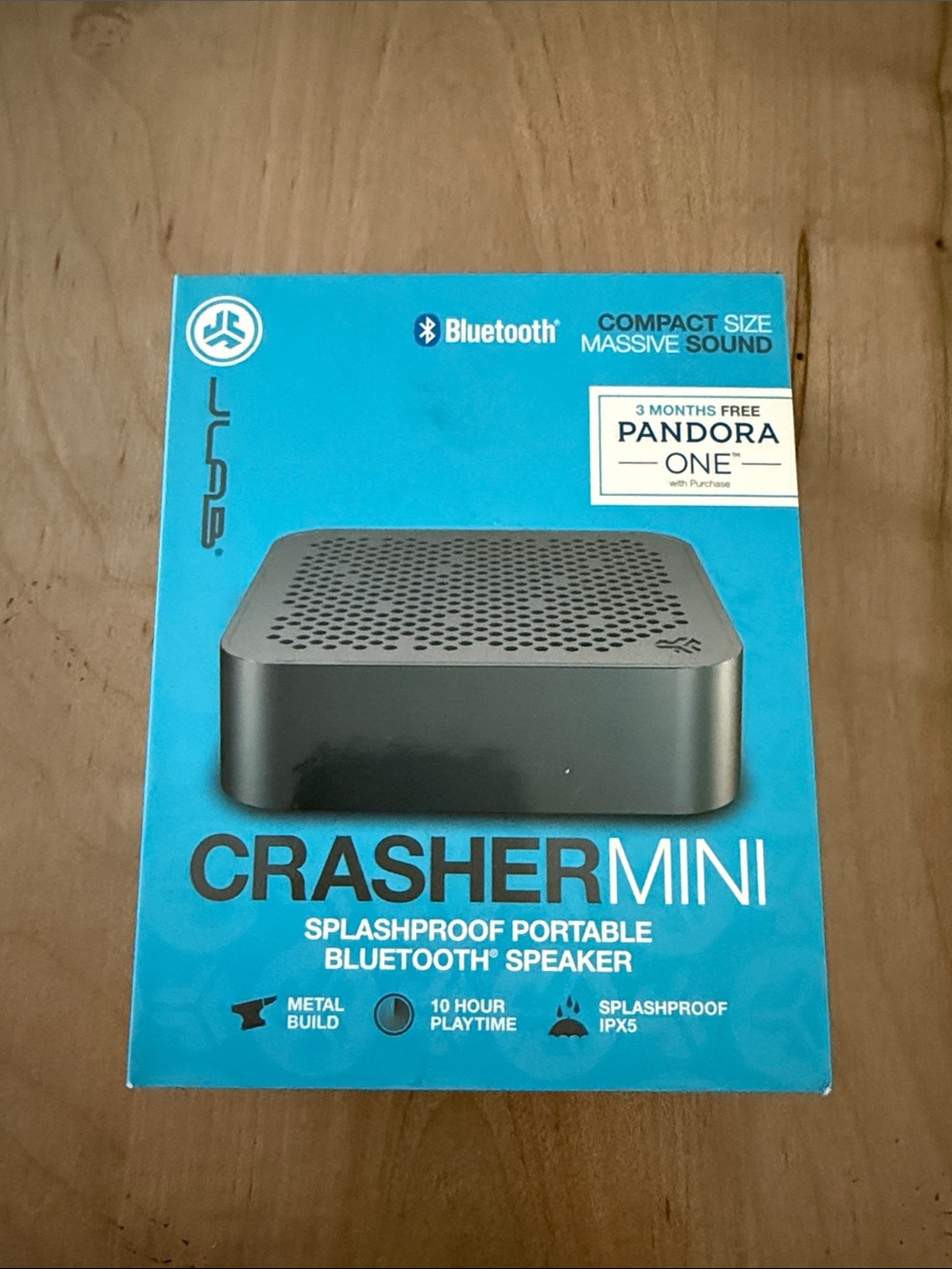 JLab Crasher Mini Portable Bluetooth Speaker — Gray